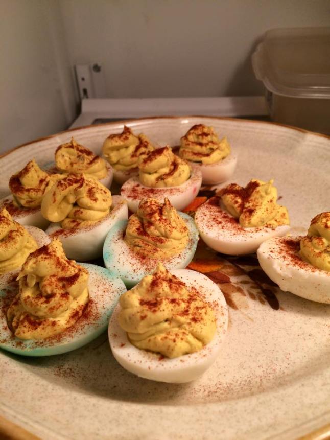 My Delicious Easter Deviled Eggs